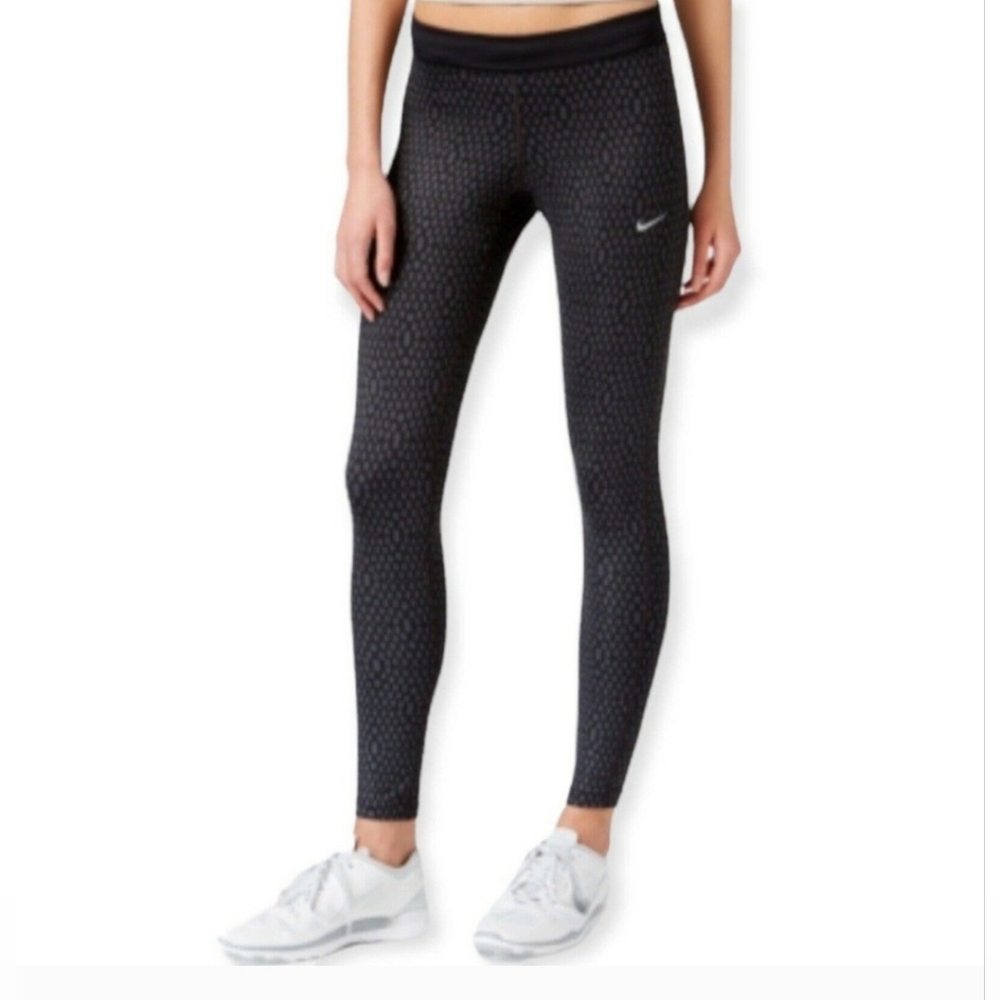Nike Dri-fit Relay Print Legging Women's Size Small Run Fast Live Fearless